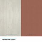 Armário Basculante Misto Luciane 120cm 1 Porta Fechada 1 Port