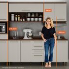 Armário Basculante Tarantela Chocolate/off White