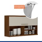 Armário Basculante Tarantela Chocolate/off White