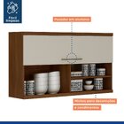 Armário Basculante Tarantela Chocolate/off White