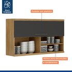 Armário Basculante Tarantela Valdemóveis Cinamomo/grafite