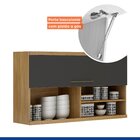 Armário Basculante Tarantela Valdemóveis Cinamomo/grafite