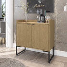 Armário Belo Tokyo Baixo Estilo Industrial