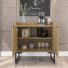 Armário Belo Tokyo Baixo Estilo Industrial