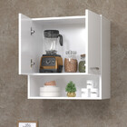 Armário Branco De Multiuso 2 Portas De Lavabo