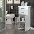 Armário C/ Rodinhas Multiuso Banheiro Base Utensílios