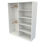 Armário Cabideiro Arara Duplo M6 100% Mdf 50cm Prof