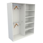 Armário Cabideiro Arara Duplo M6 100% Mdf 50cm Prof