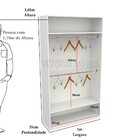Armário Cabideiro Marina M4 100% Mdf (closet Lojas Expositor)