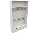 Armário Cabideiro Marina M6 100% Mdf Closet Gaveta Arara
