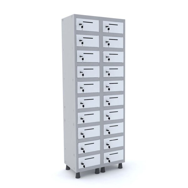 Armário Caixa Postal 20 Portas Aço Acpp 502/20