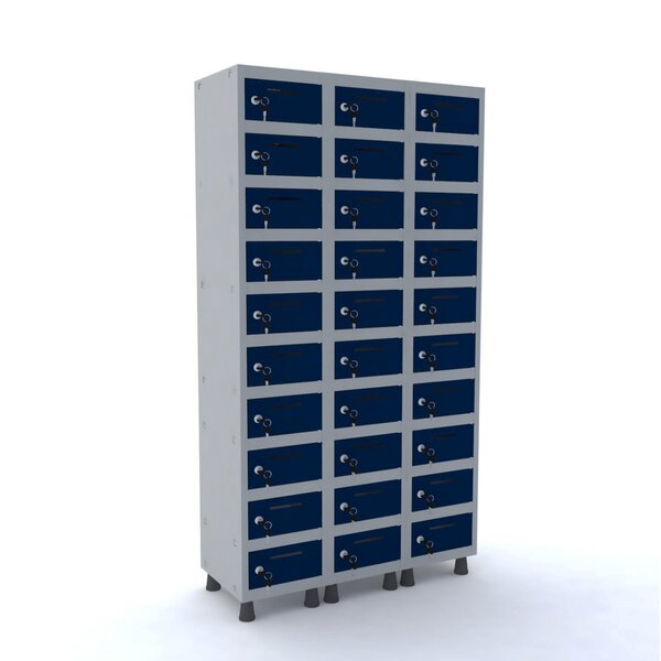 Armário Caixa Postal 30 Portas Aço Acpp 503/30