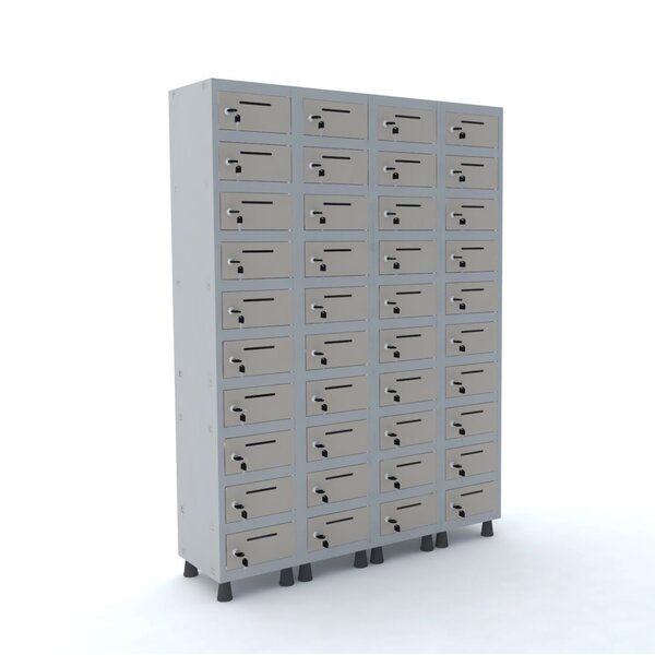 Armario Caixa Postal 40 Portas Aço Acpp 504/40