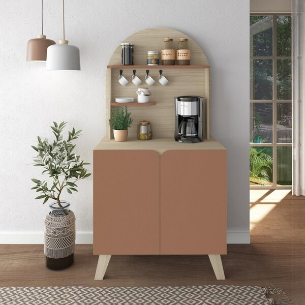 Armário Cantinho Do Café 2 Portas Viena Artely