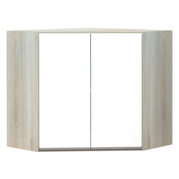 Armário Canto Diagonal Luciane 2 Portas Luci