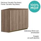 Armario Canto Obliquo 2p Mdf 75cm Kali 12209 Nicioli
