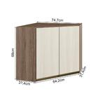 Armario Canto Obliquo 2p Mdf 75cm Kali 12209 Nicioli