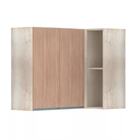 Armário Canto Reto Luciane Conjugado 2 Portas Lis - Legno Cre