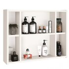 Armário Central Para Banheiro Vêneto  Branco