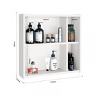 Armário Central Para Banheiro Vêneto  Preto/branco