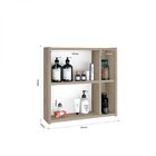 Armário Central Vêneto  Madeira/preto