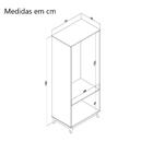 Armário Closet 700x1800x450mm Legno Movelbento