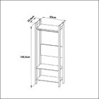 Armário Closet Aberto Az1029  Amêndoa/branco