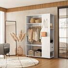 Armário Closet/arara Com 2 Gavetas Multimóveis Cr35202