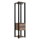 Armário Closet Com 2 Gavetas Multimóveis Cr35068 Montana/preto