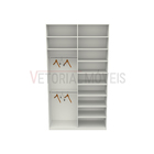 Armário Closet Prateleira Cabideiro Duplo M18