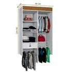 Armário Closet Suspenso Branco Mel Gabrielli Móveis