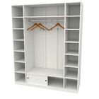 Armário Colmeia + Cabideiro C/porta (prateleira  Organizador