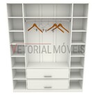 Armário Colmeia + Cabideiro Gaveta M2 (prateleira  Organizado