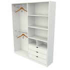 Armário Colmeia Cabideiro Duplo M4 100% Mdf Roupeiro Closet