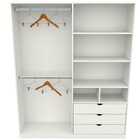 Armário Colmeia Cabideiro Duplo M4 100% Mdf Roupeiro Closet