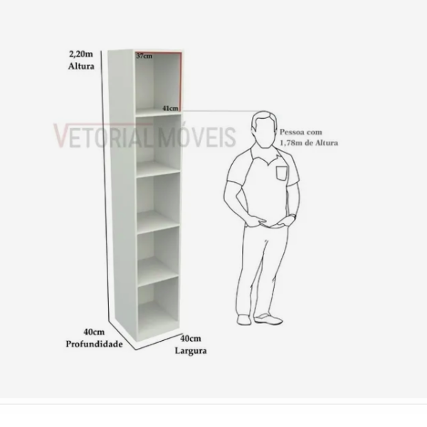 Armário Colmeia Eloisa M18 100% Mdf (closet Lojas Expositor)