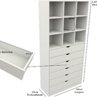 Armário Colmeia Gaveteiro Misto M15 100%mdf Closet Loja