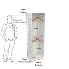 Armário Colmeia Mirela M2 100% Mdf (closet Lojas Expositor)