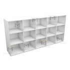 Armário Colméia Vertical M51.2020.b (loja, Closet, S Rodapé)