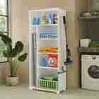 Armário Com 02 Portas Com Porta Vassouras Tuty Branco