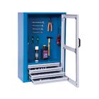 Armário Com 4 Gavetas Painel Perfurado E Visor De Acrílico Ar