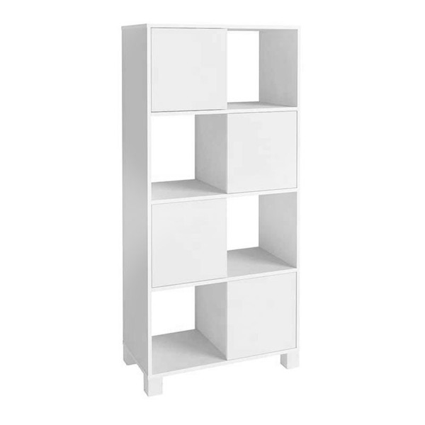Armario Com 4 Portas E 8 Nichos Wally Artany Branco Leroy Merlin