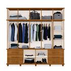 Armário Com 6 Gavetas Munique Carvalho New