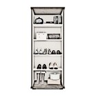 Armario Com Espelho 1 Porta Escritorio Branco Luxo