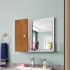 Armário Com Espelho Budapeste Branco Naturalle