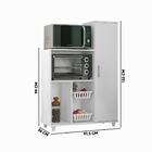 Armário Com Fruteira Branco Anne Madine