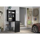 Armário Com Mesa Dobrável De Parede - Multimóveis Preto