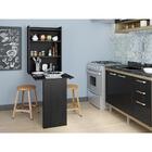 Armário Com Mesa Dobrável Multimóveis Fg5131 Preta