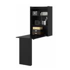 Armário Com Mesa Dobrável Multimóveis Fg5131 Preta