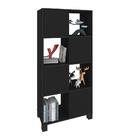 Armário Com Nichos Cremona Preto